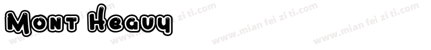 Mont Heavy字体字体转换